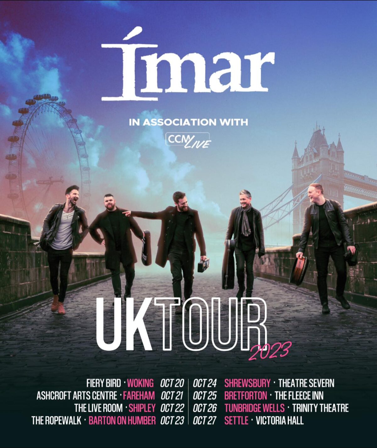 Ímar UK Tour Poster 2023