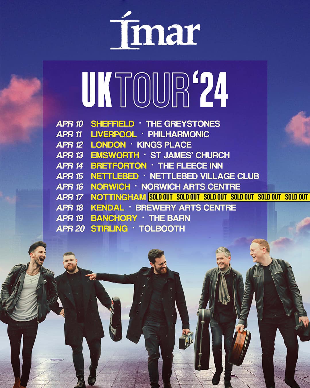 Ímar UK Tour Poster 2024